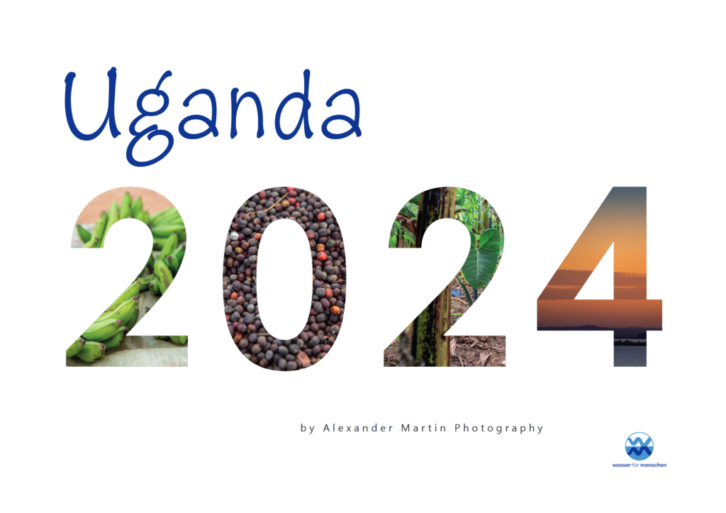 Uganda 2024 Kalender Chasinglight Wasser für Menschen