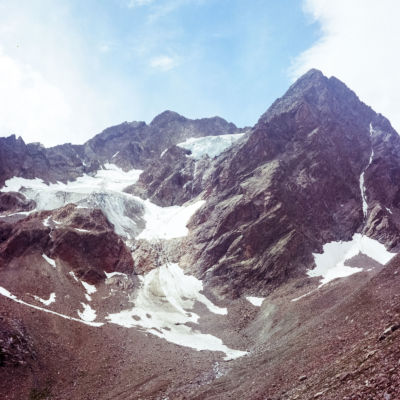 Berge Landschaft analog Pitztal