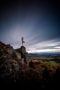 Yogapose Pferdskopf Rhön