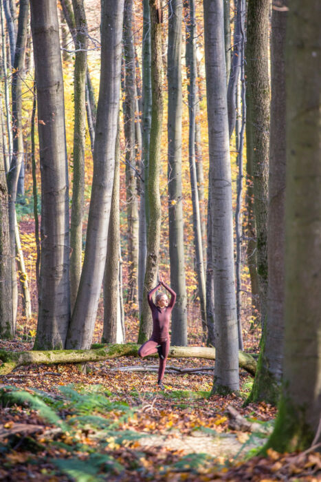 Tree pose Baum Pose